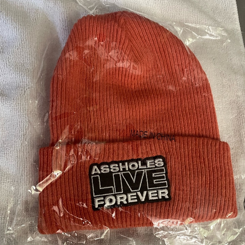 ALF orange beanie
